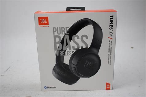 JBL Tune 510BT Pure Bass Headphones, Black | Property Room