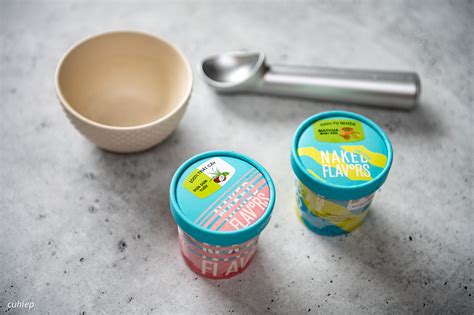 Trên tay kem Naked Flavors và bộ ly đẹp