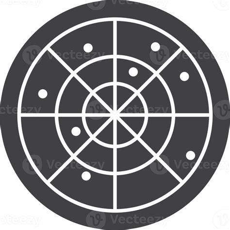 Radar Screen Illustration In Minimal Style 13928678 Png