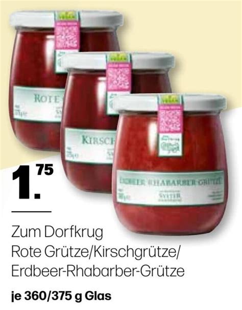 Zum Dorfkrug Rote Gr Tze Kirschgr Tze Erdbeer Rhabarber Gr Tze