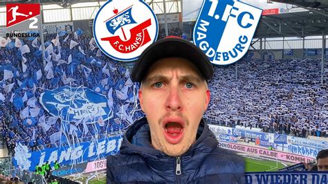 1 FC MAGDEBURG HANSA ROSTOCK STADIONVLOG LAUTESTE STADION