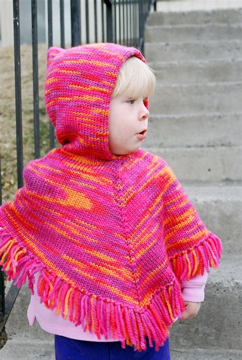 Childs Poncho Knitting Pattern Free Patterns