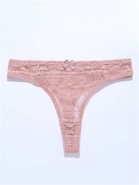 Contrast Lace Bow Detail Push Up Lingerie Set Without Liner SHEIN USA