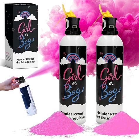 Amazon Gender Reveal Fire Extinguisher Color Blasters Large 2