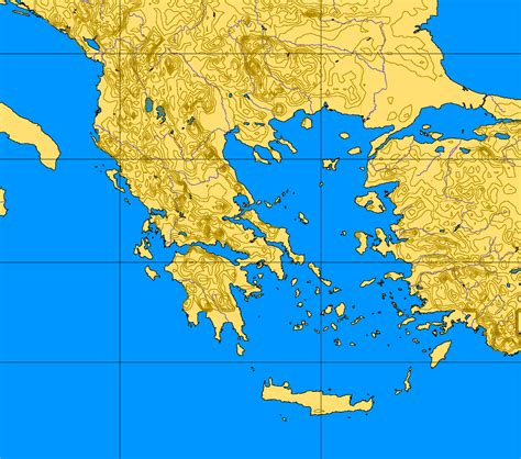 Greece 34 43 17 30 Blank Map •