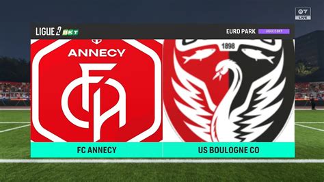 Estatísticas De F.c. Annecy X Us Boulogne - EA Sports FC 26 | Annecy vs Boulogne - Ligue 2 BKT | Gameplay PS5 - YouTube