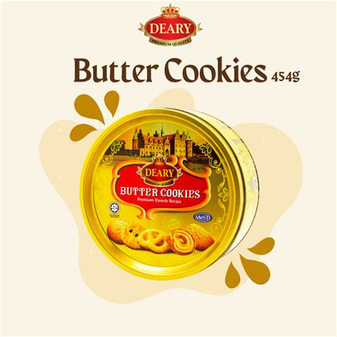 Deary Butter Cookies 454g Deary Coffee