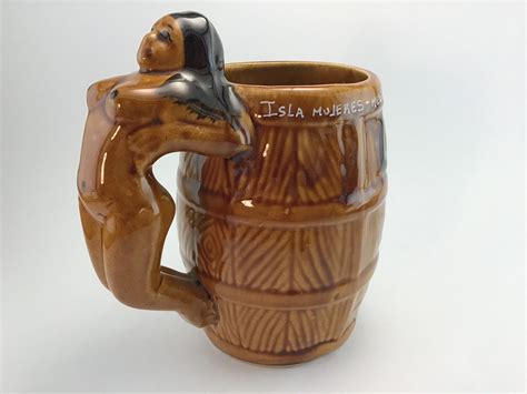 Corona Beer Tankard Naked Lady Handle Risqué Mug Man Cave Etsy