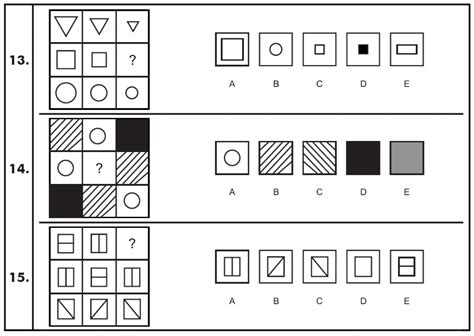 11 Plus Non Verbal Reasoning Matrices Paper 1 PiAcademy Tutors