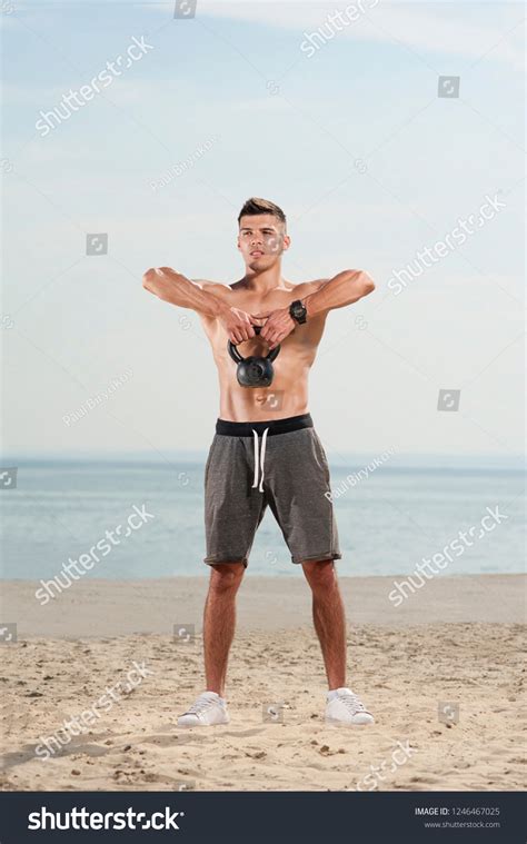 Athletic Hot Handsome Man Short Haircut Stock Photo Shutterstock