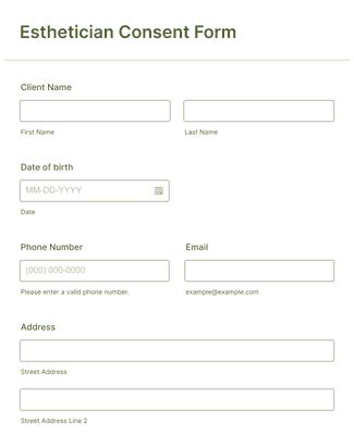 Esthetician Consent Form Template Jotform Hot Sex Picture