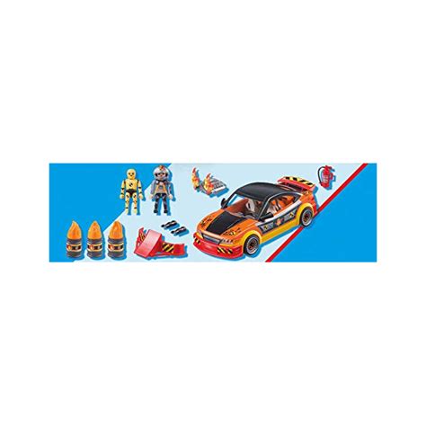 Playmobil Stuntshow Voiture Crash Test Avec Personnage Cascadeur