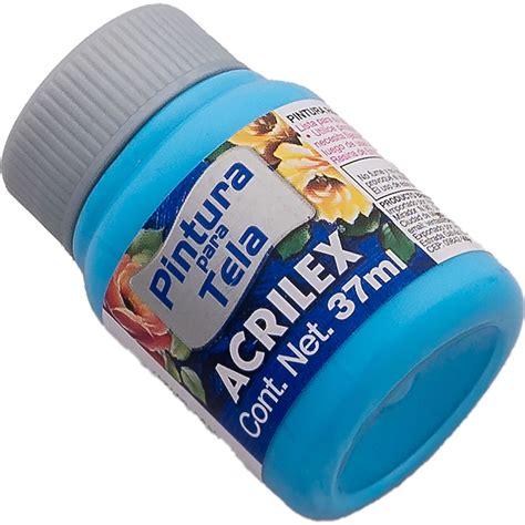 Pintura Para Tela Acrilex Azul Celeste Papelería Lumen