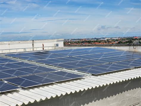 Premium Photo | Clean energy concept solar power on buildings