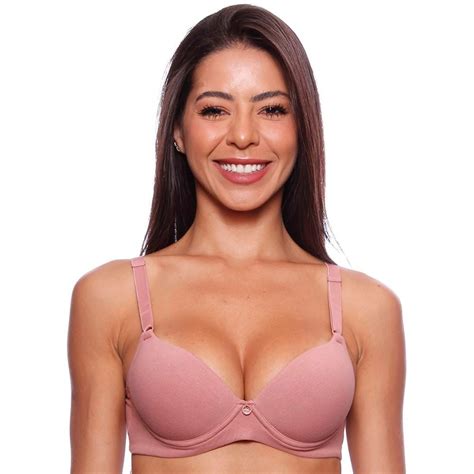 Suti Base Bojo Meia Ta A Liso Econfort Lingerie Pink Lingerie