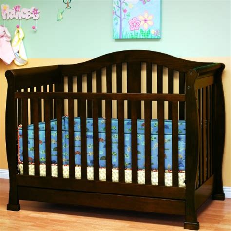 Ikea Baby Cribs: Convertible Baby Crib with Drawer in Espresso Finish ...