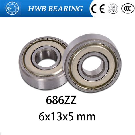10pcs Skate Board Bearing 686ZZ 686 2Z 686 Z 6x13x5 Mm 2015 New Coming ...