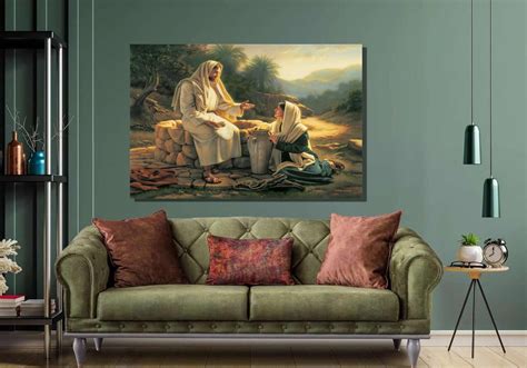 Jesus Christ Canvas Print Jesus Canvas Print Spiritual Canvas Christian