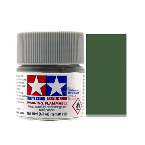 Tamiya Mini Acrylic Paints 81767 Xf 67 Nato Green