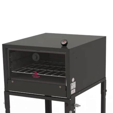 Forno Semi Industrial - Forno Semi Industrial a Gás Refratario FSP-6800AT Progás Preto com Pé