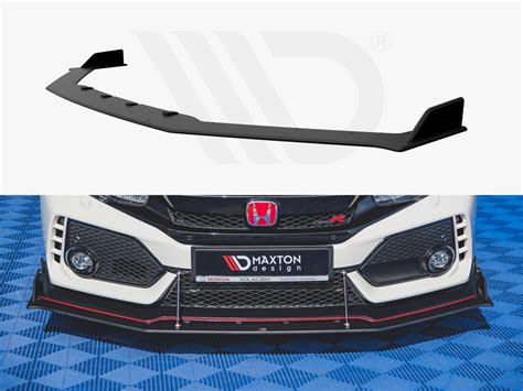 Street Pro Front Splitter Honda Civic X Type R Projex