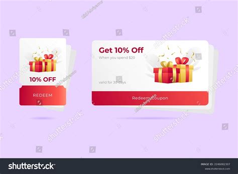 coupon discount  shopping vector collection stock vector royalty