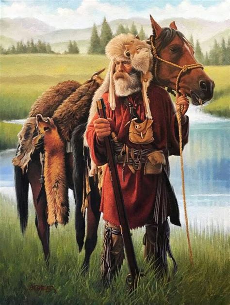 Pin By James Harris On Old West Western Art Mountain Man Western Artist