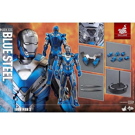 野獸國 Hot Toys MMS391 鋼鐵人 IRON MAN 馬克30 MK30 藍鋼 蝦皮購物