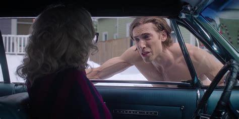 Auscaps Dustin Milligan Shirtless In Hot Frosty