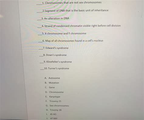 Solved Chromosomes That Are Not Sex Chromosomes Segment Chegg