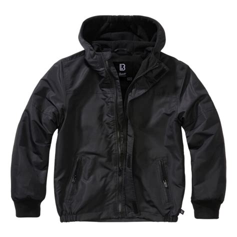 BRANDIT Kids Windbreaker Frontzip, black