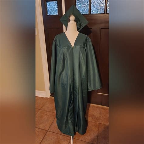 Jostens Other Green Graduation Cap And Gown Jostens Size 5 6 Poshmark