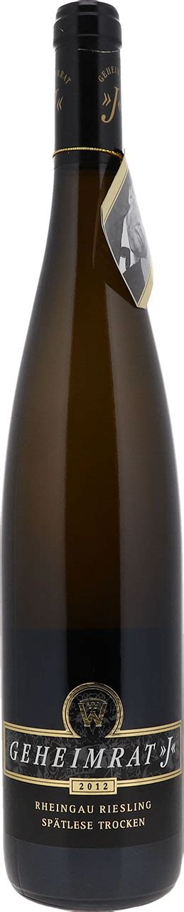 2012 Geheimrat J Riesling Spätlese troc WeinArt