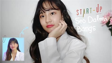 How To Cut Style Your Bangs Like Suzy Bae Start Up Hair Tutorial