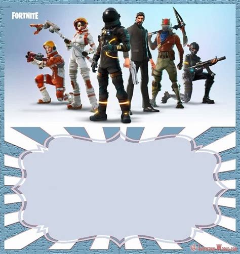 8 Fortnite Invitation Templates For Epic Party Invitation World