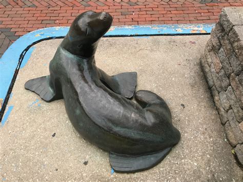 Seal Sculpture 1971 Frayda Shalowitz Artist Baltimore Heritage