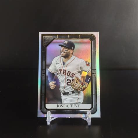 2021 Topps Gallery Jose Altuve Rainbow Foil 83 Houston Astros EBay