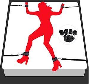 Amazon Sex Restraints Tie Downs For Adults Couples King Bed Hand Leg Cuffs Ankle Wrist