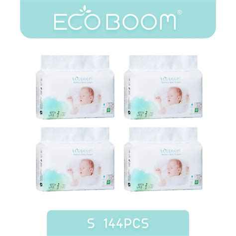 Eco Boom Premium Bamboo Diapers Kg Pcs Buy At Best