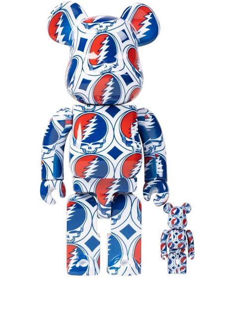 Medicom Toy X Grateful Dead Figurines Be Rbrick Steal Your Face 100