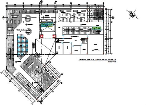 Architectural layout plan of building - Cadbull