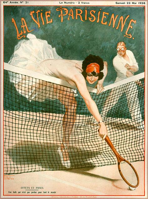 1926 La Vie Parisienne Effets ET Poses Playing Tennis French Nouveau