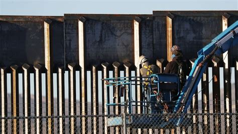 ‘secure The Border Abbott To Use 1 700 Surplus Border Wall Panels To