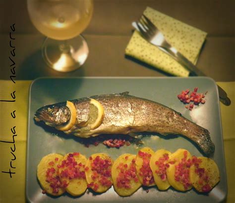 PeTiTS CuiNeRS Trucha A La Navarra Al Horno Con Patatas Panaderas