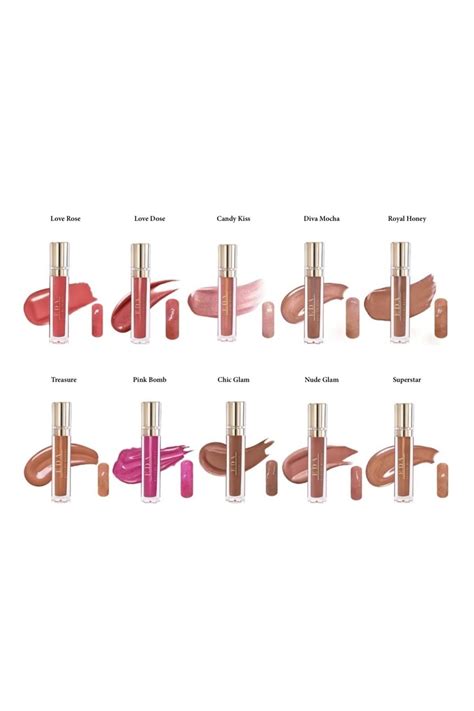 EDA LUXURY BEAUTY Nude Glam Ten Rengi Pembe Dudak Parlatıcısı Lipstick Lüks Parlak Hacimli Ruj