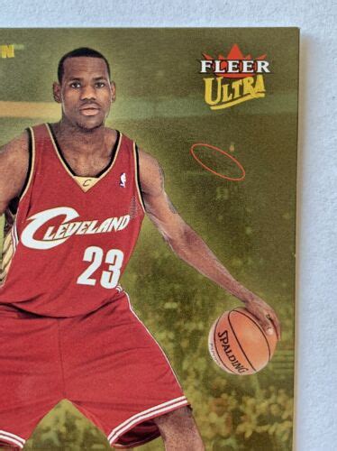 Lebron James Rookie Rc Ultra Gold Medallion Lucky Rare