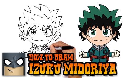 How To Draw Izuku Midoriya My Hero Academia Youtube