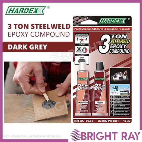 HARDEX 3 Ton Steelweld Epoxy Compound 56 8g HE 30 Steel Repair Tank