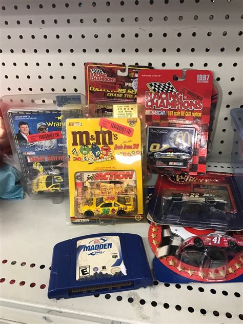 Goodwill Hunting — They had a bunch of mini nascar cars here - the...