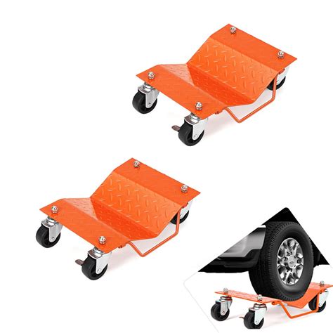 Danolapsi Wheel Dollycar Dolly Set Of 23000 Lbs Capacity Car Wheel